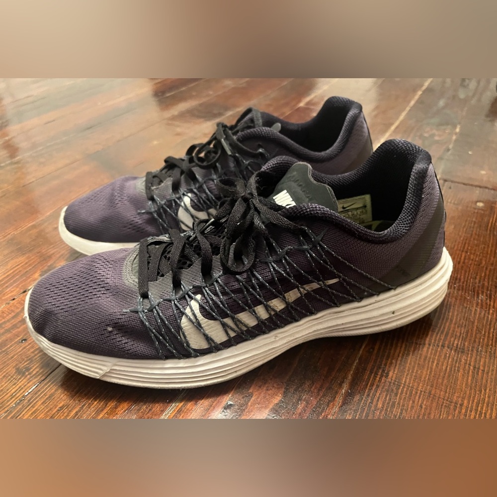 Nike Lunaracer+ 3 (554675-011) Charcoal/Black/White Size 10.5